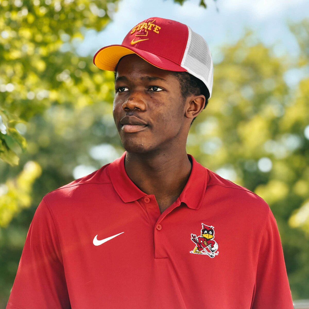 Nike I-State Fanwear 2025 Cardinal Snapback Hat
